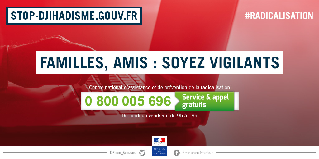 Besoin d’aide ? Numéro vert