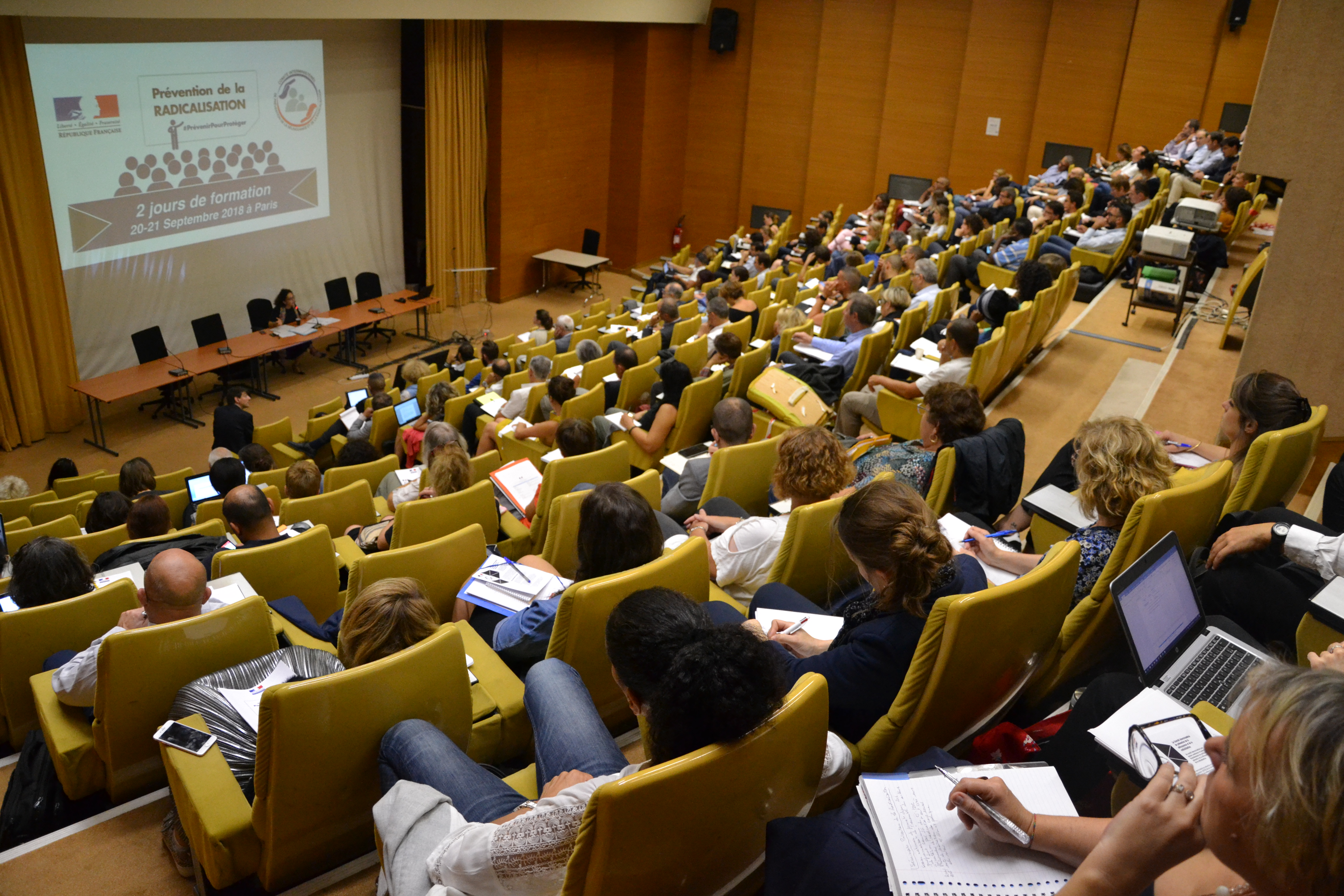 Salle pleine pour la session de formation du CIPDR de septembre 2018