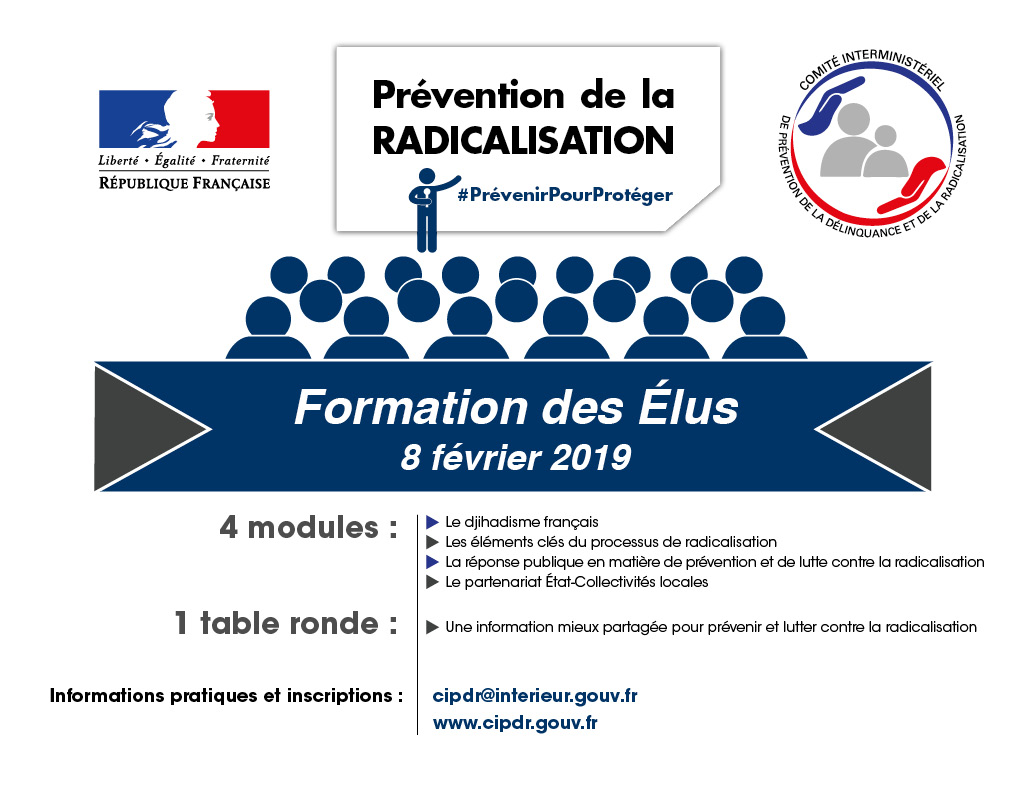 8 février 2019 : formation des élus et des agents territoriaux