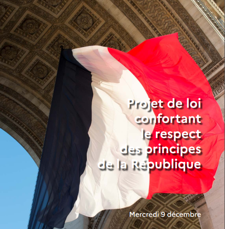 Le projet de loi confortant le respect des principes de la République