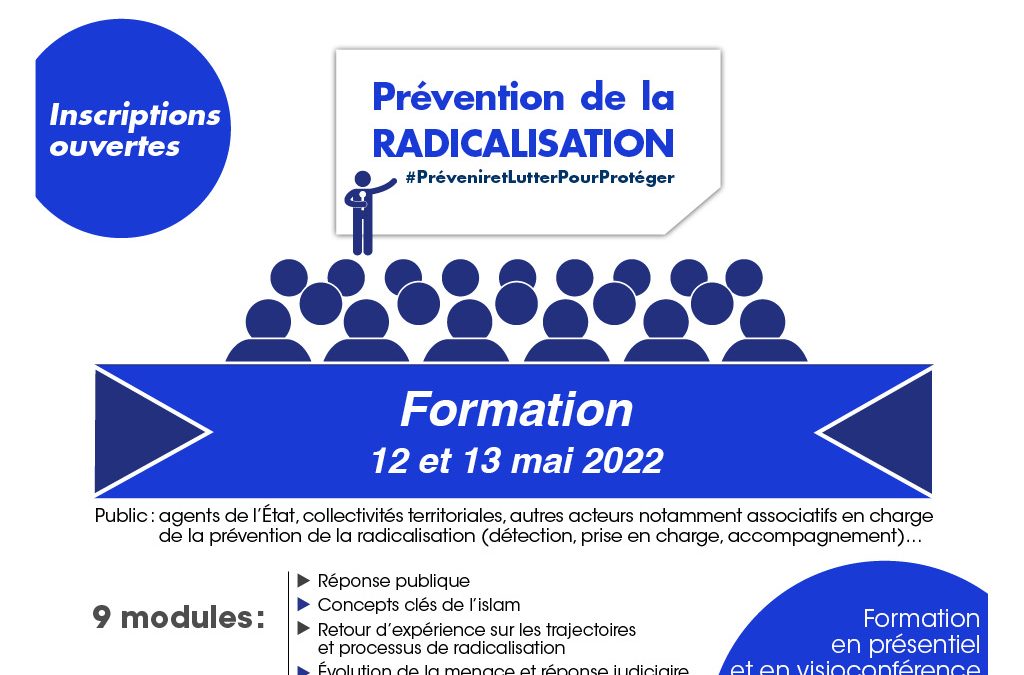 Nouvelle session de formation nationale Prévention de la radicalisation