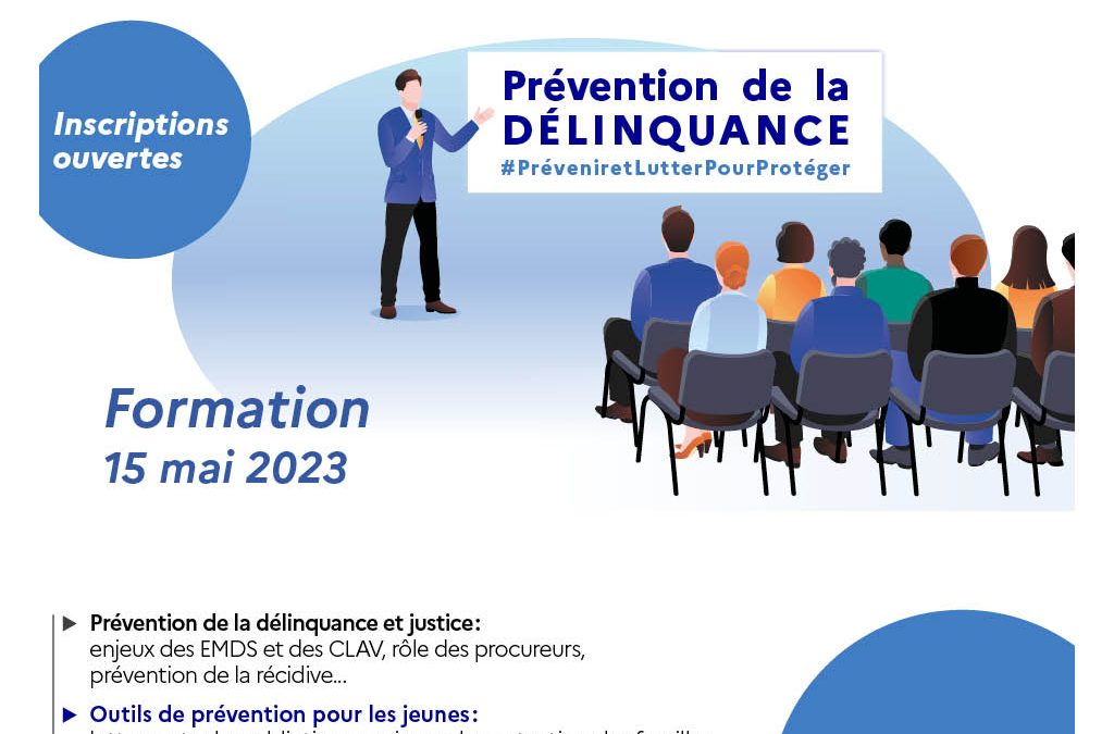 NOUVELLE SESSION DE FORMATION A LA PRÉVENTION DE LA DÉLINQUANCE