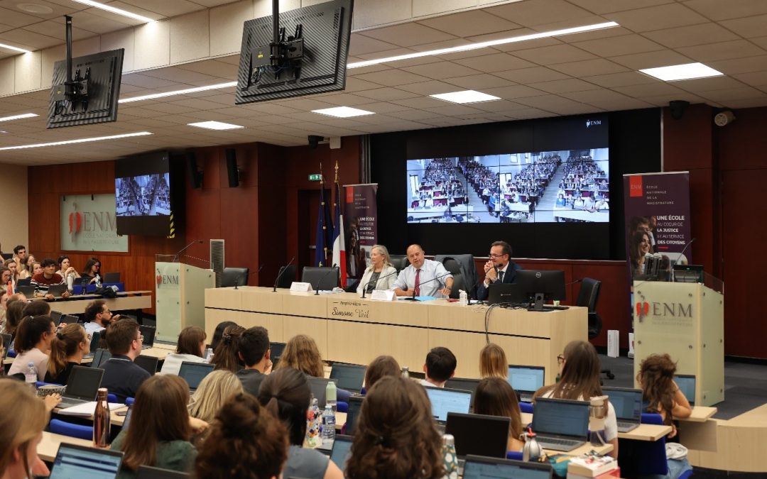 Formation des auditeurs de justice à l’ENM par le SG-CIPDR