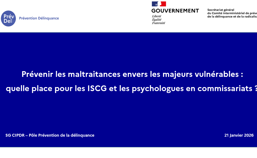 Webinaire sur la prévention des maltraitances à l’égard des personnes vulnérables