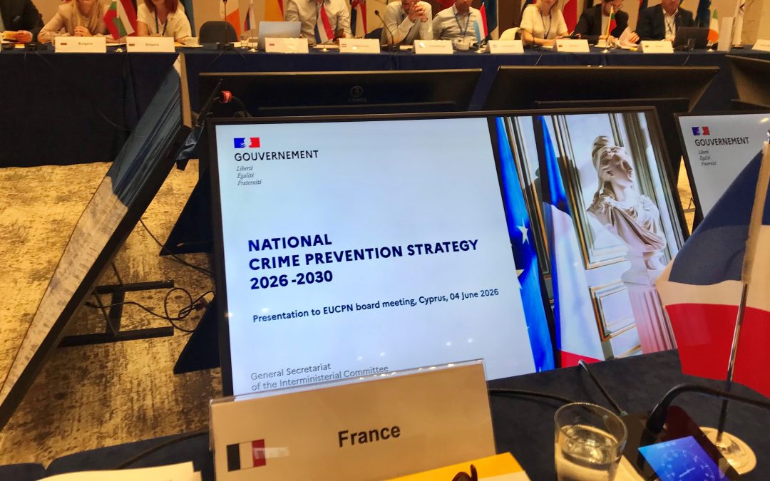 Le SG-CIPDR présente la nouvelle SNPD 2026-2030 au réseau européen de prévention de la délinquance